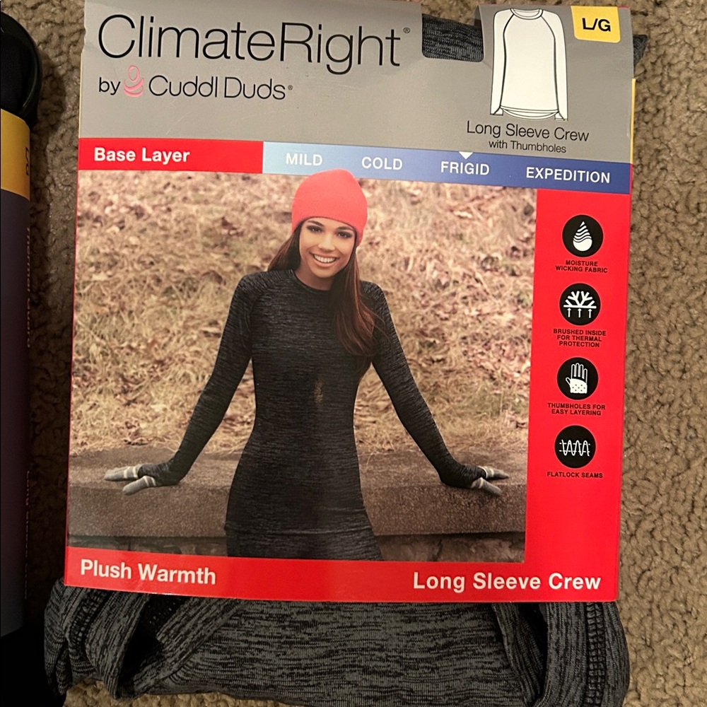 Climate Right by Cuddl Duds 3 piece set Size Large New in Package Final Price! - Picture 4 of 7
